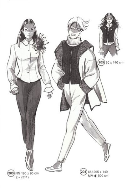 Lutterloh System sewing pattern — custom-fit fashion design 2 from Supplement 219