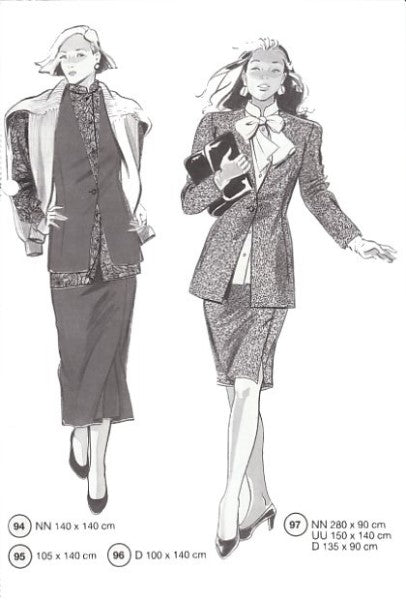 Lutterloh System sewing pattern — custom-fit fashion design 6 from Supplement 215