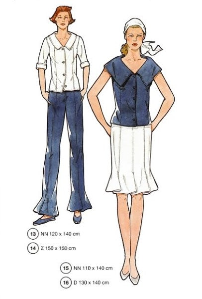 Lutterloh System sewing pattern — custom-fit fashion design 6 from Supplement 250