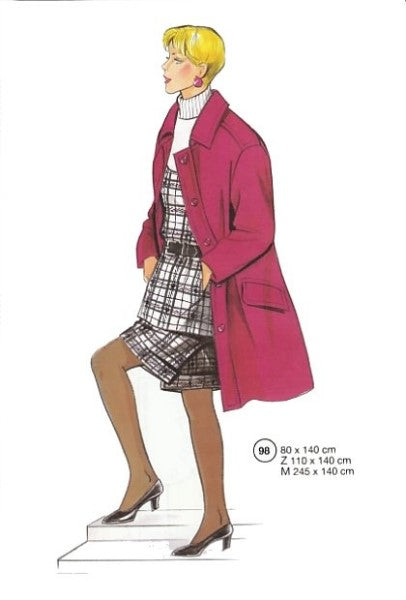 Lutterloh System sewing pattern — custom-fit fashion design 7 from Supplement 215