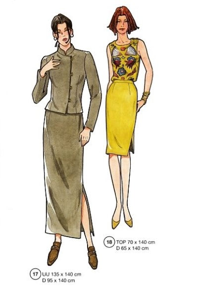Lutterloh System sewing pattern — custom-fit fashion design 7 from Supplement 250