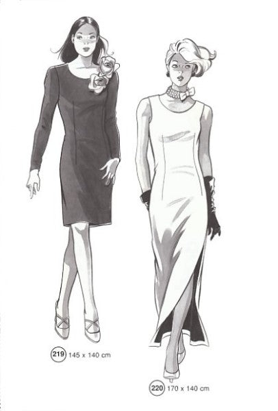 Lutterloh System sewing pattern — custom-fit fashion design 8 from Supplement 219