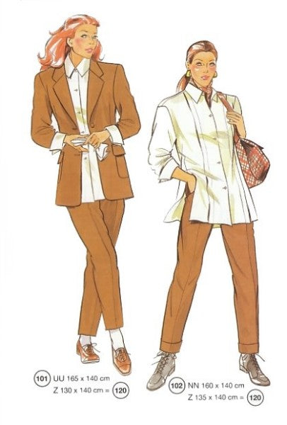 Lutterloh System sewing pattern — custom-fit fashion design 9 from Supplement 215