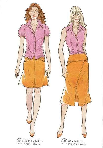 Lutterloh System sewing pattern — custom-fit fashion design 2 from Supplement 252