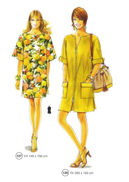 Lutterloh System sewing pattern — custom-fit fashion design 3 from Supplement 281