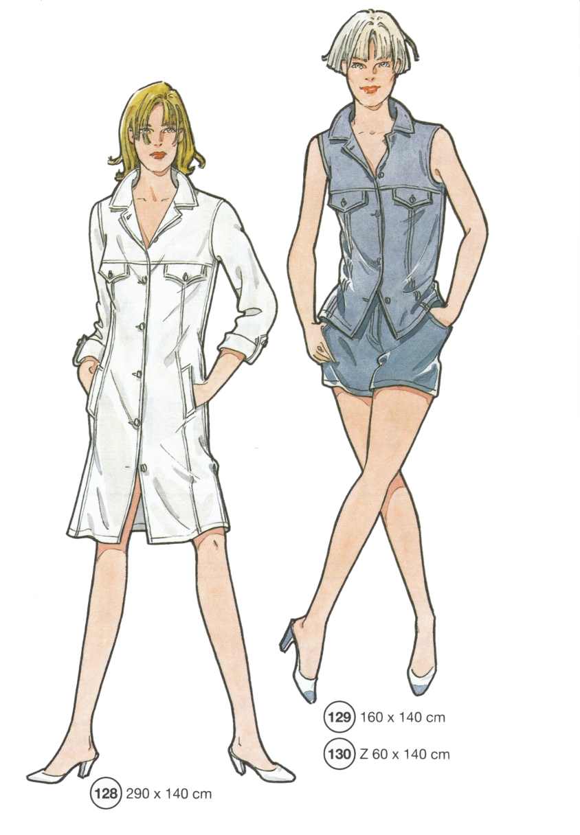 Lutterloh System sewing pattern — custom-fit fashion design 5 from Supplement 252