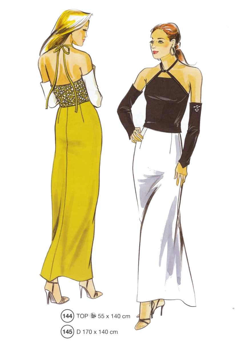Lutterloh System sewing pattern — custom-fit fashion design 11 from Supplement 252