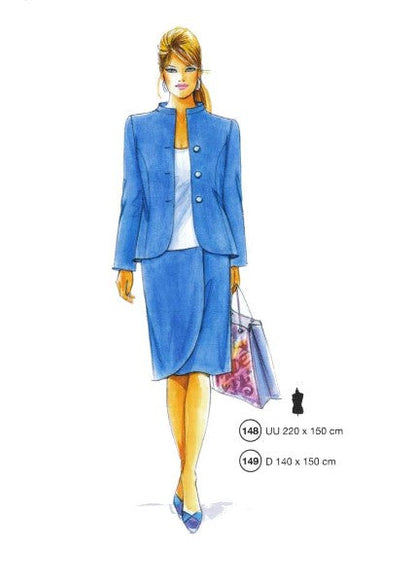 Lutterloh System sewing pattern — custom-fit fashion design 12 from Supplement 281