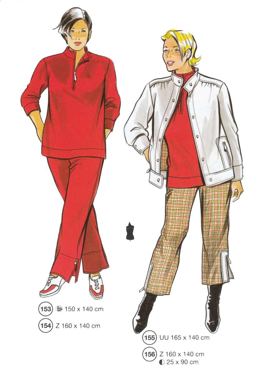 Lutterloh System sewing pattern — custom-fit fashion design 15 from Supplement 252