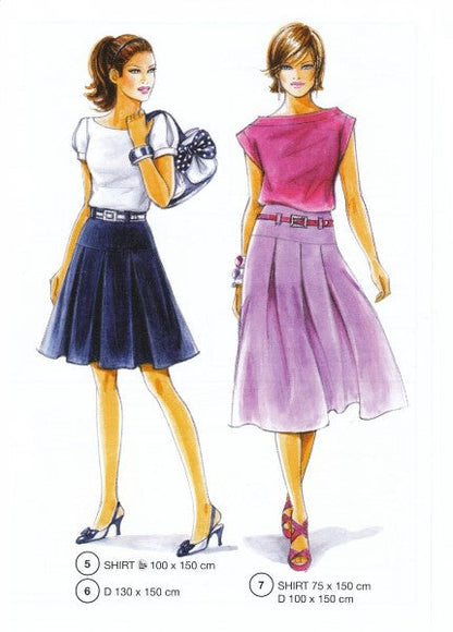 Lutterloh System sewing pattern — custom-fit fashion design 3 from Supplement 280