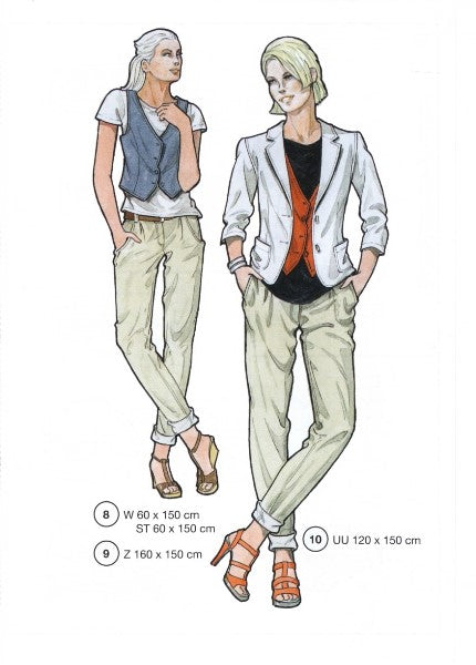 Lutterloh System sewing pattern — custom-fit fashion design 4 from Supplement 280