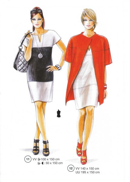 Lutterloh System sewing pattern — custom-fit fashion design 5 from Supplement 280