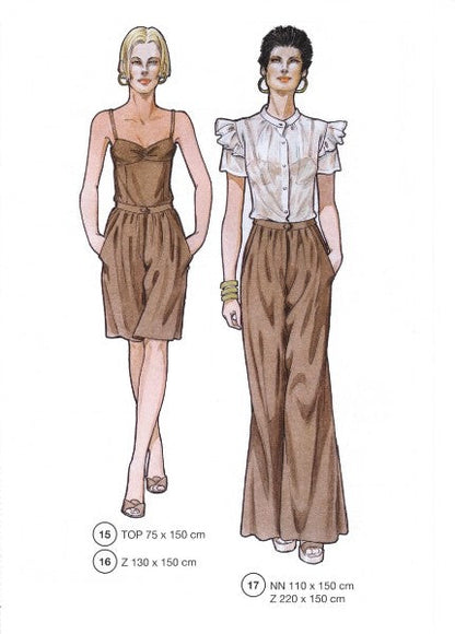 Lutterloh System sewing pattern — custom-fit fashion design 7 from Supplement 280