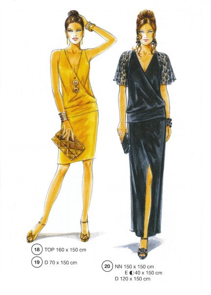 Lutterloh System sewing pattern — custom-fit fashion design 8 from Supplement 280