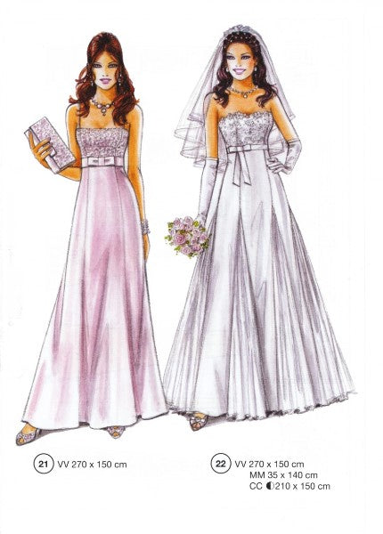 Lutterloh System sewing pattern — custom-fit fashion design 9 from Supplement 280