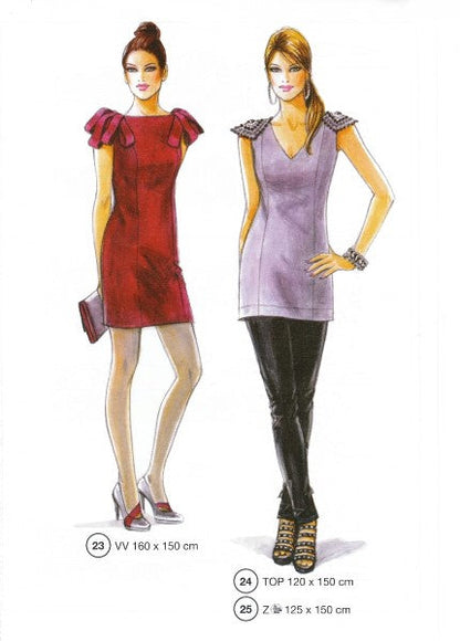 Lutterloh System sewing pattern — custom-fit fashion design 10 from Supplement 280