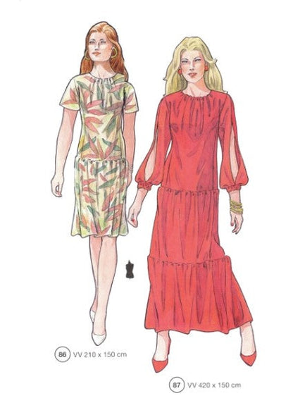 Lutterloh System sewing pattern — custom-fit fashion design 3 from Supplement 284