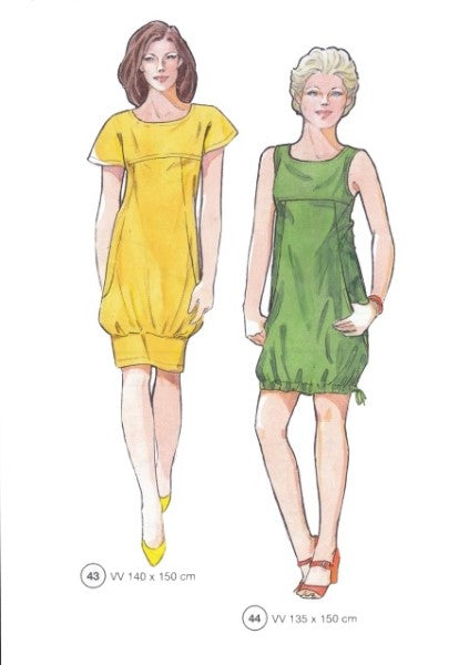 Lutterloh System sewing pattern — custom-fit fashion design 2 from Supplement 285