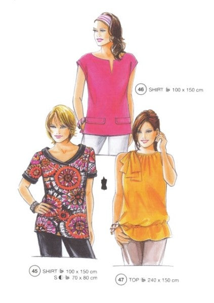 Lutterloh System sewing pattern — custom-fit fashion design 3 from Supplement 285
