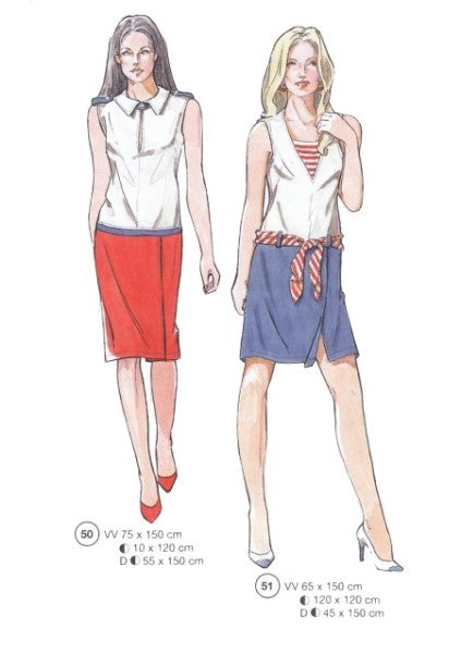 Lutterloh System sewing pattern — custom-fit fashion design 5 from Supplement 285
