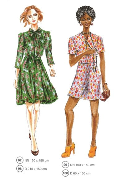 Lutterloh System sewing pattern — custom-fit fashion design 8 from Supplement 284
