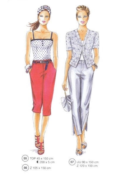 Lutterloh System sewing pattern — custom-fit fashion design 7 from Supplement 285