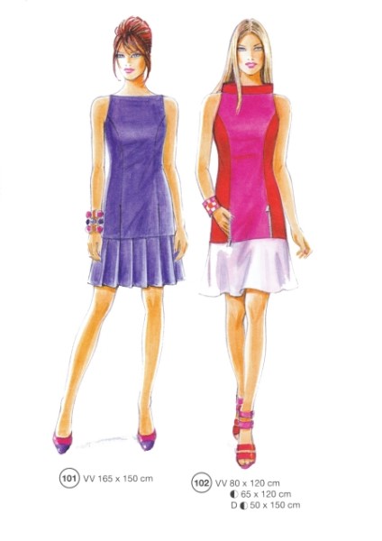 Lutterloh System sewing pattern — custom-fit fashion design 9 from Supplement 284