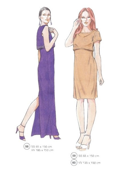 Lutterloh System sewing pattern — custom-fit fashion design 8 from Supplement 285