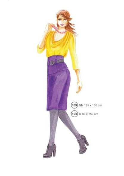 Lutterloh System sewing pattern — custom-fit fashion design 10 from Supplement 284
