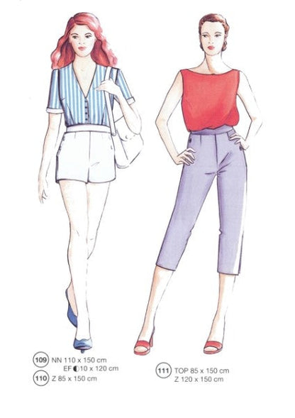 Lutterloh System sewing pattern — custom-fit fashion design 13 from Supplement 284