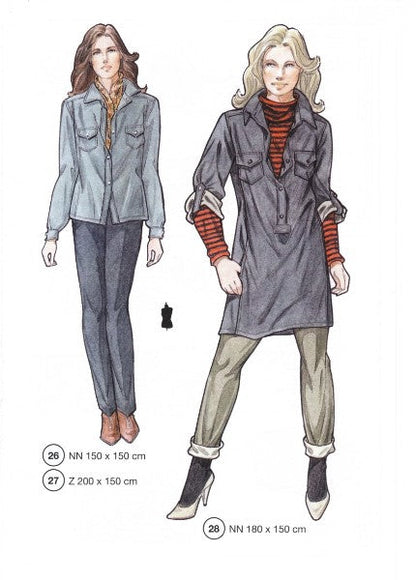 Lutterloh System sewing pattern — custom-fit fashion design 11 from Supplement 280