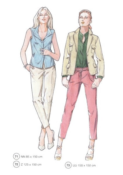 Lutterloh System sewing pattern — custom-fit fashion design 13 from Supplement 285