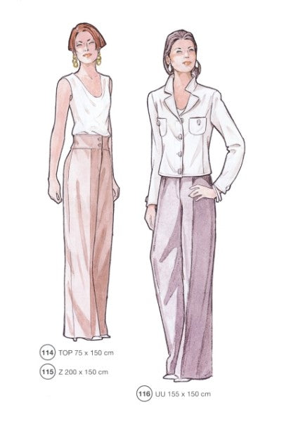 Lutterloh System sewing pattern — custom-fit fashion design 15 from Supplement 284