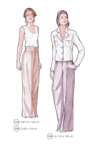 Lutterloh System sewing pattern — custom-fit fashion design 15 from Supplement 284