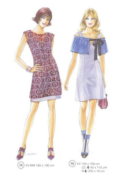 Lutterloh System sewing pattern — custom-fit fashion design 14 from Supplement 285