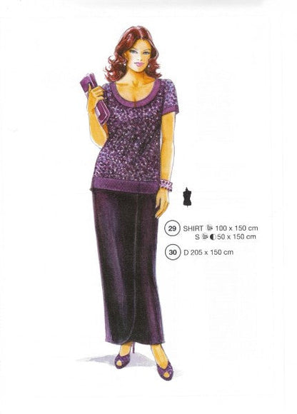 Lutterloh System sewing pattern — custom-fit fashion design 12 from Supplement 280