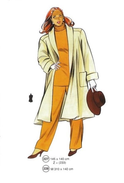 Lutterloh System sewing pattern — custom-fit fashion design 11 from Supplement 219
