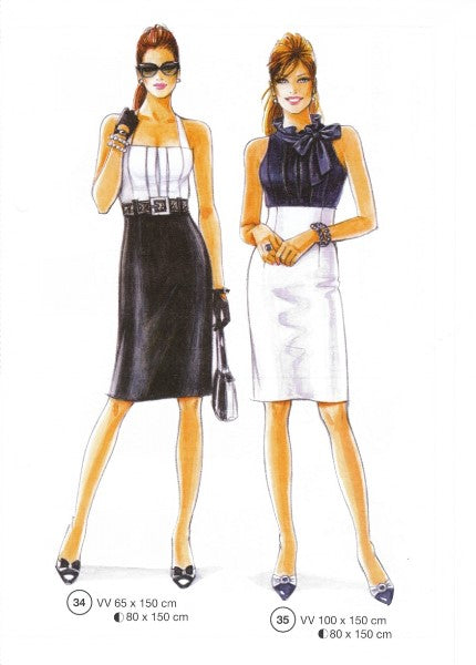 Lutterloh System sewing pattern — custom-fit fashion design 14 from Supplement 280