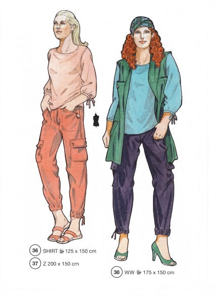 Lutterloh System sewing pattern — custom-fit fashion design 15 from Supplement 280
