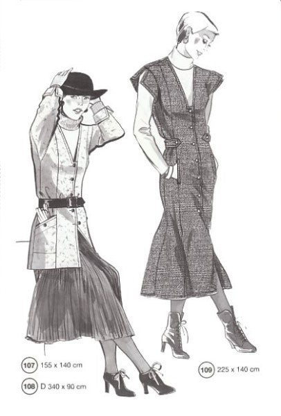 Lutterloh System sewing pattern — custom-fit fashion design 12 from Supplement 215