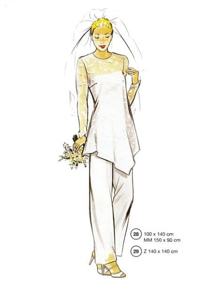 Lutterloh System sewing pattern — custom-fit fashion design 12 from Supplement 250