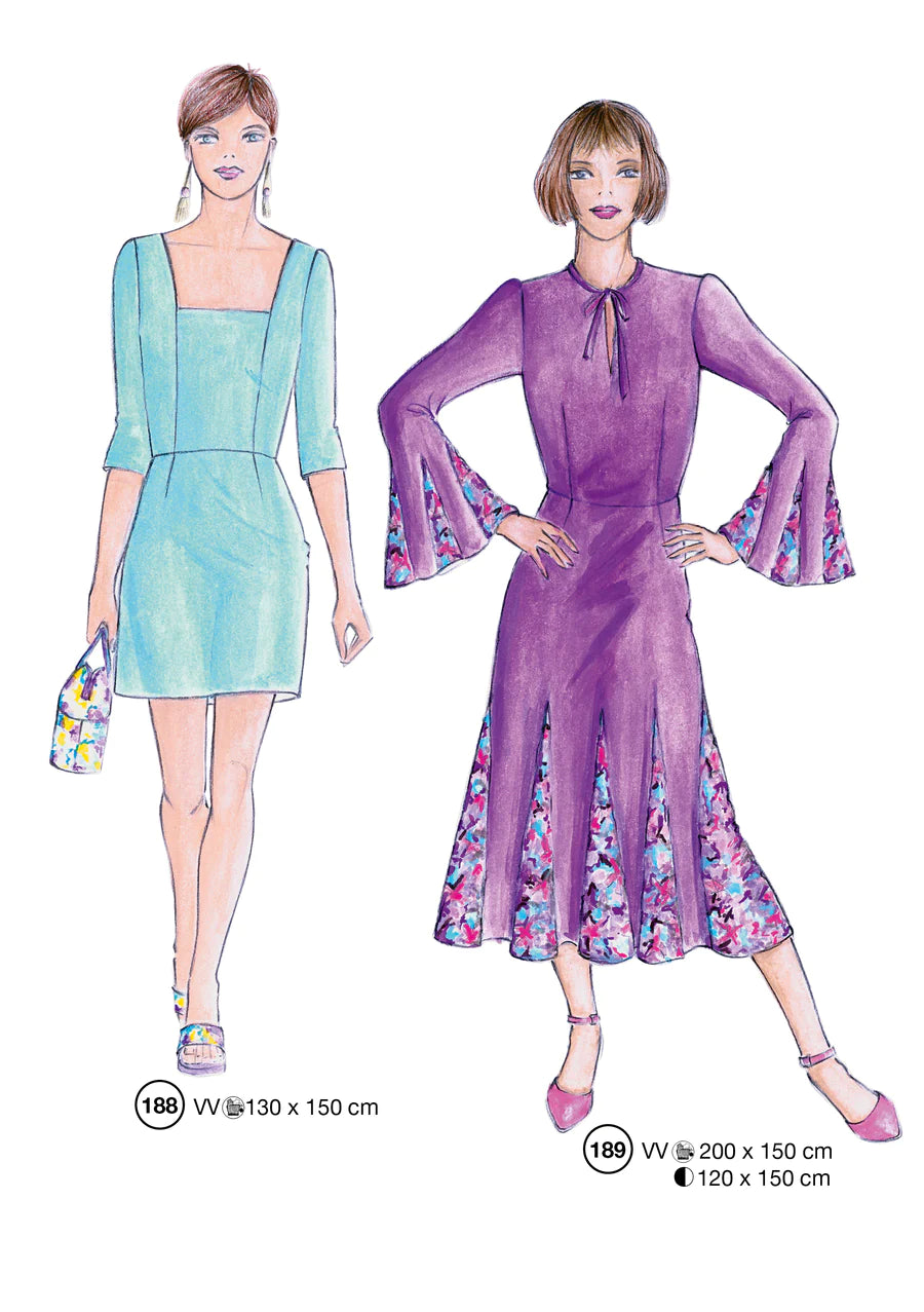 Lutterloh-System, The golden cut, 280 sewing patterns & models including tailoring and designer ruler made of acrylic Lutterloh-System, The golden cut, 280 sewing patterns & models including tailoring and designer ruler made of acrylic