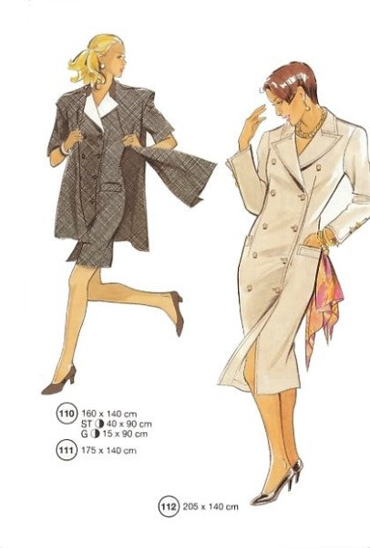 Lutterloh System sewing pattern — custom-fit fashion design 13 from Supplement 215