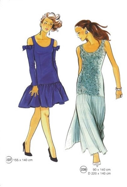 Lutterloh System sewing pattern — custom-fit fashion design 15 from Supplement 219