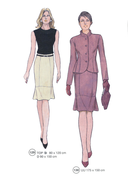 Lutterloh System sewing pattern — custom-fit fashion design 4 from Supplement 294