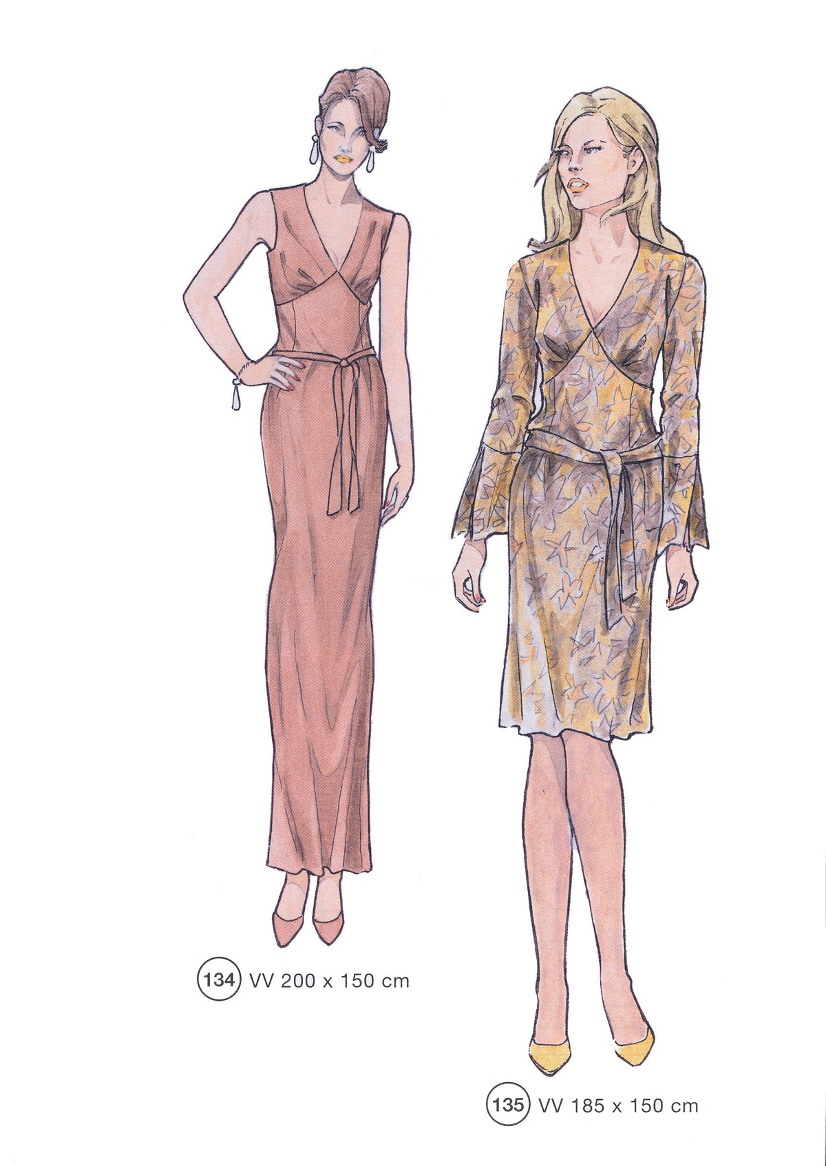Lutterloh System sewing pattern — custom-fit fashion design 6 from Supplement 294
