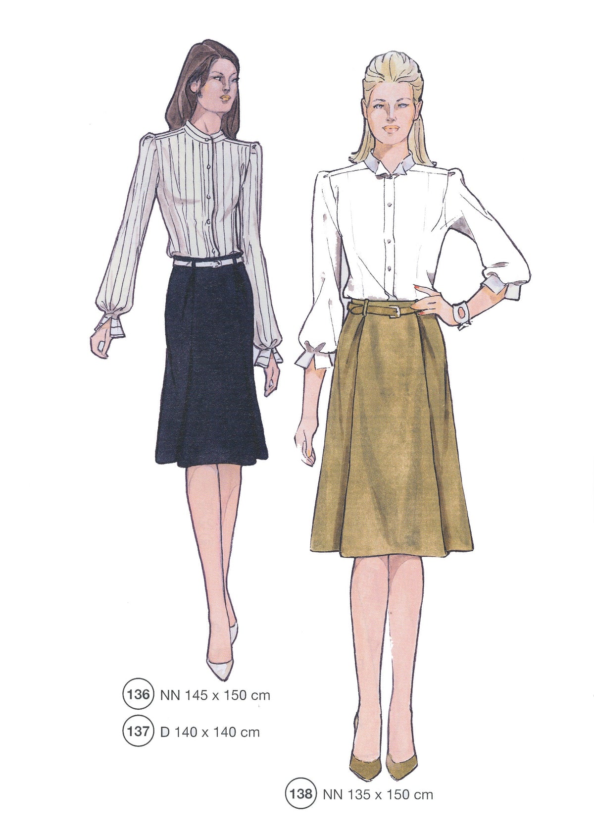 Lutterloh System sewing pattern — custom-fit fashion design 7 from Supplement 294