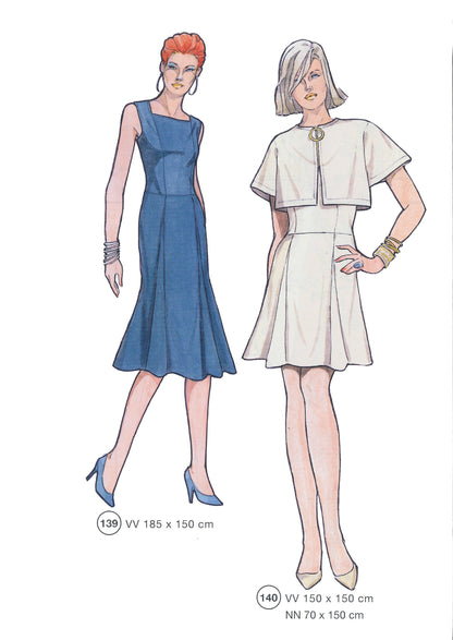 Lutterloh System sewing pattern — custom-fit fashion design 8 from Supplement 294