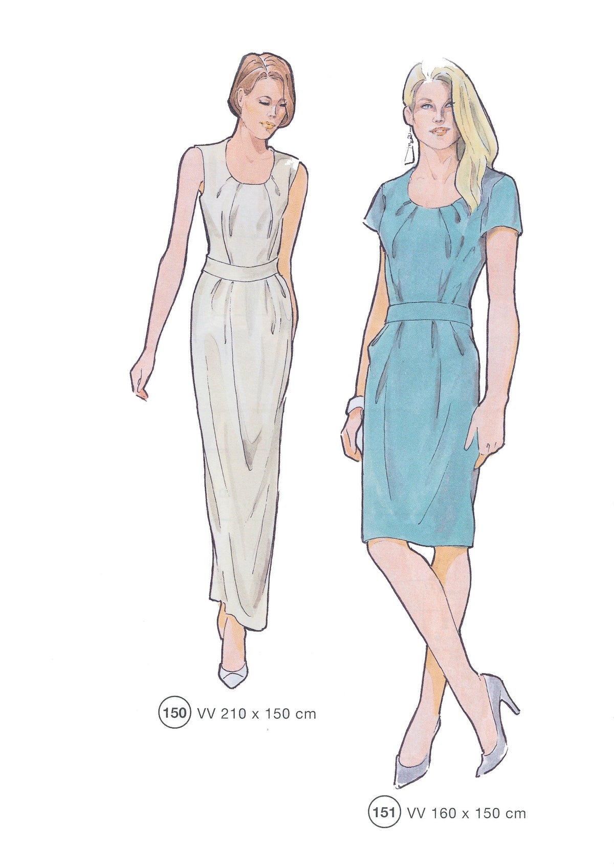 Lutterloh System sewing pattern — custom-fit fashion design 13 from Supplement 294