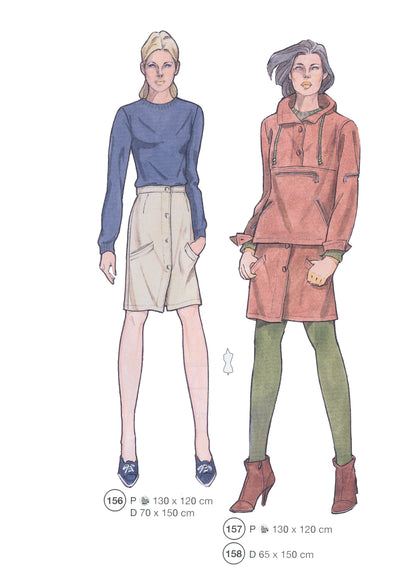 Lutterloh System sewing pattern — custom-fit fashion design 15 from Supplement 294
